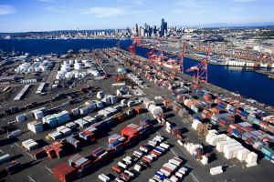 Seattle industrial harbor